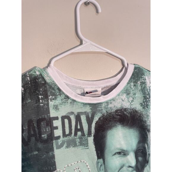 Womens Chase Authentics Nascar Dale Jr 88 Size XL Sleeveless Graphic Bling Shirt - Picture 3 of 8